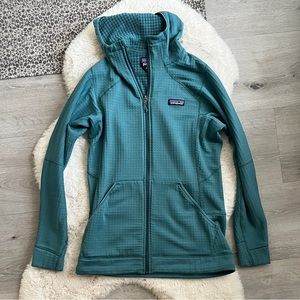 Patagonia R1 Full Zip Hoodie - Women’s Medium - Teal